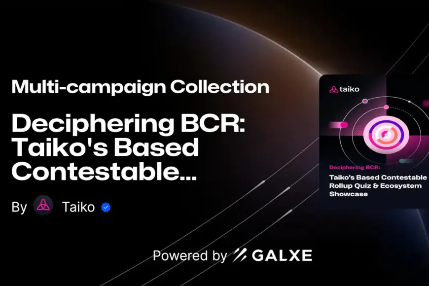 Taiko Airdrop – ‘Deciphering BCR’ Galxe Campaign