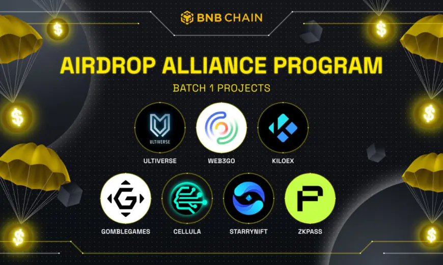 BNB Chain Announces Program List and Snapshot Time For Airdrop Alliance Program