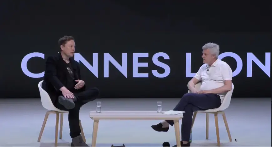 Elon Musk talks about AI, robots, and the X platform at the Cannes