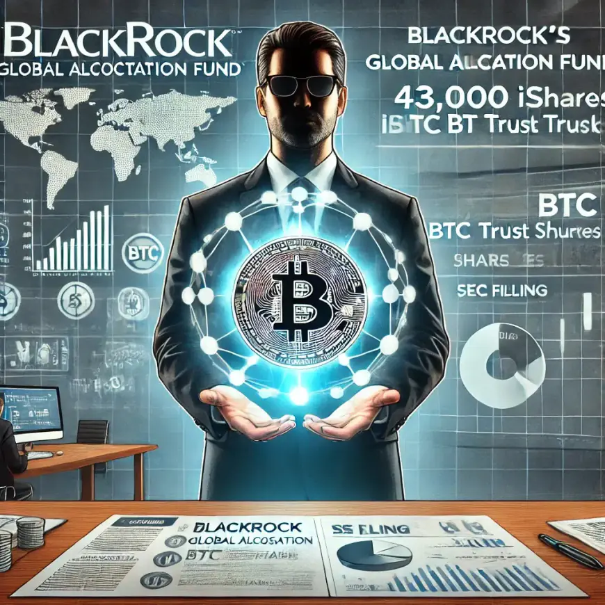 Bitcoin Adaption News: BlackRock’s Global Allocation Fund Reveals Ownership of 43,000 iShares BTC Trust Shares in SEC Filing