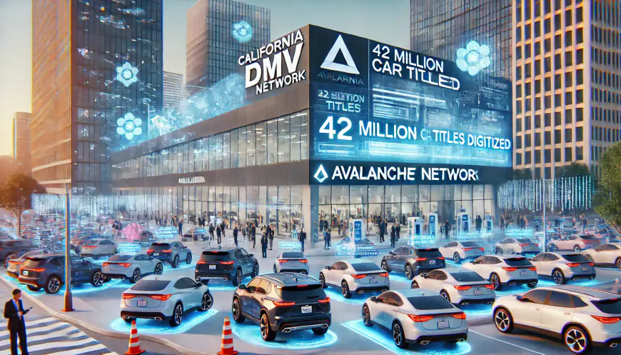 Avalanche Network Revolutionizes CA DMV: 42 Million Car Titles Digitized