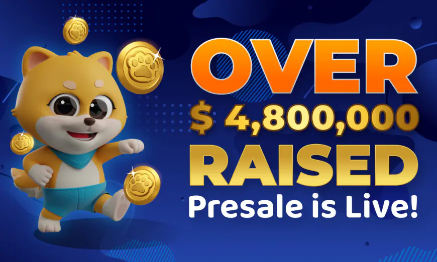 Pawfury (PAW) Achieves Over $4.8 Million in Presale Token Sales