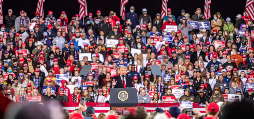 Trump’s claims that Harris used AI to fake crowds dismissed as false