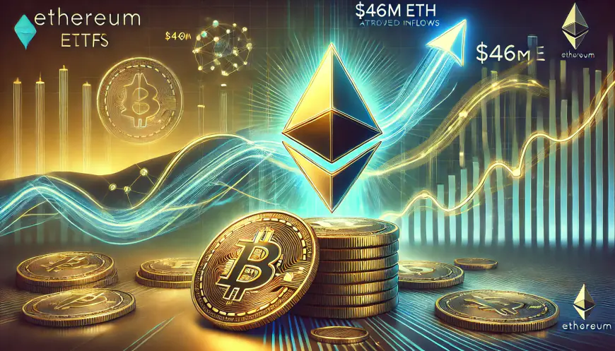 Ethereum ETFs Attract Inflows as Key Trendline Holds, $46M ETH Moved by Jump Trading