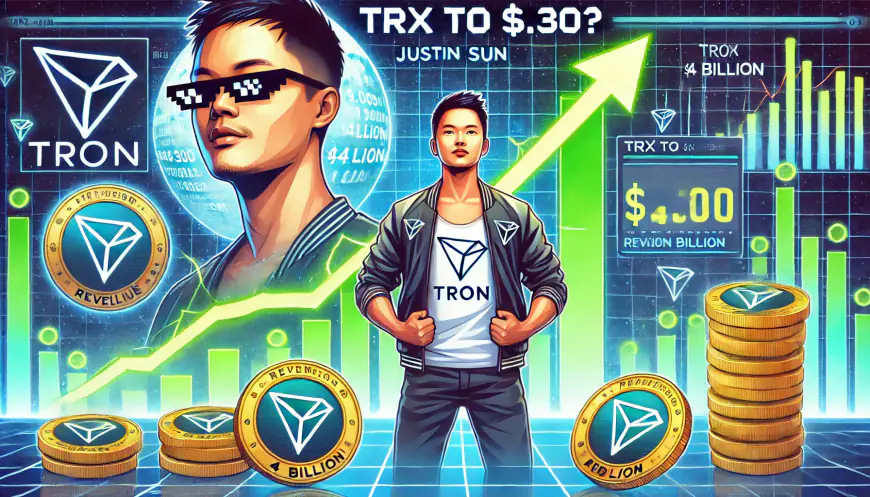 Justin Sun Predicts $4B Revenue Surge—Will TRON’s Meme Strategy Propel TRX to $0.30?