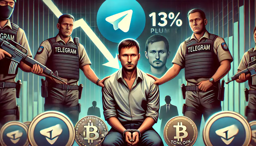 Toncoin (TON) Nosedives 20% Following Founder Pavel Durov’s Arrest on Serious Charges