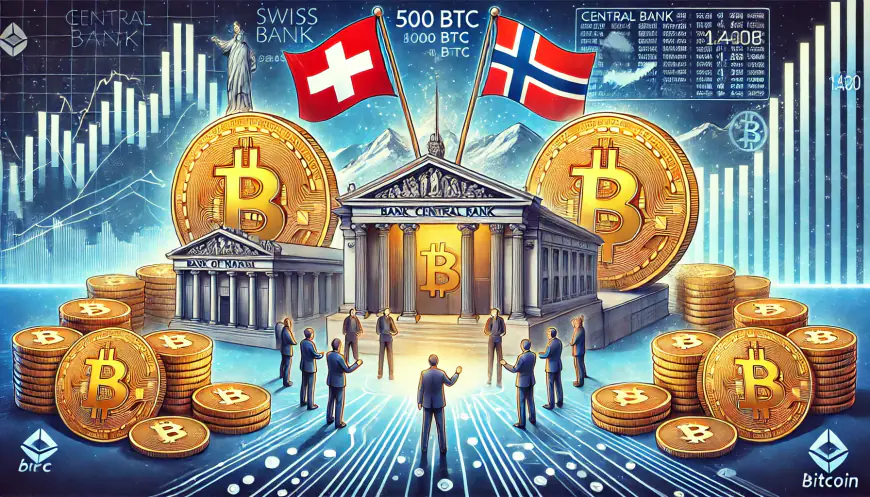 Swiss Central Bank Holds 500 Bitcoin; Bank of Norway Holds 1,400 BTC