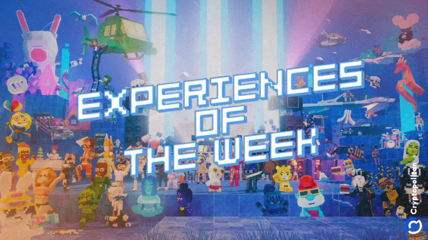 10000 $SAND reward pool in this week’s featured experiences in the Sandbox