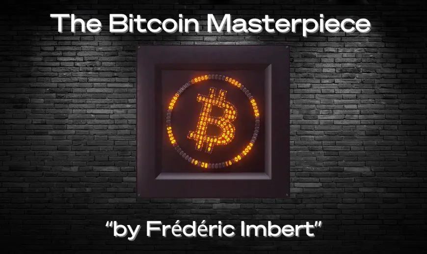 Frédéric Imbert Commemorates 15 Years of Bitcoin Through Art with The Bitcoin Masterpiece