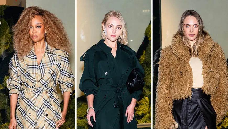 Tyra! Cara! Cher! Everyone At the Burberry Store Party: See What They Wore