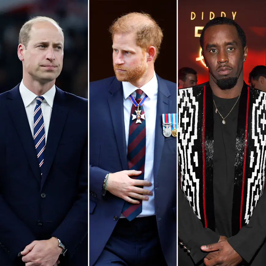 Prince William and Harry ‘Never Accepted’ Diddy’s Party Invitations