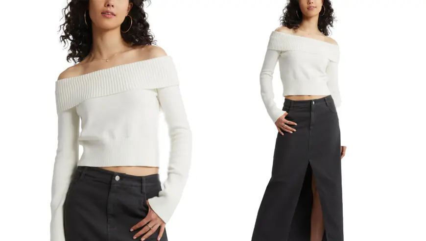 This Nordstrom-Bestselling Off the Shoulder Sweater Is 55% Off