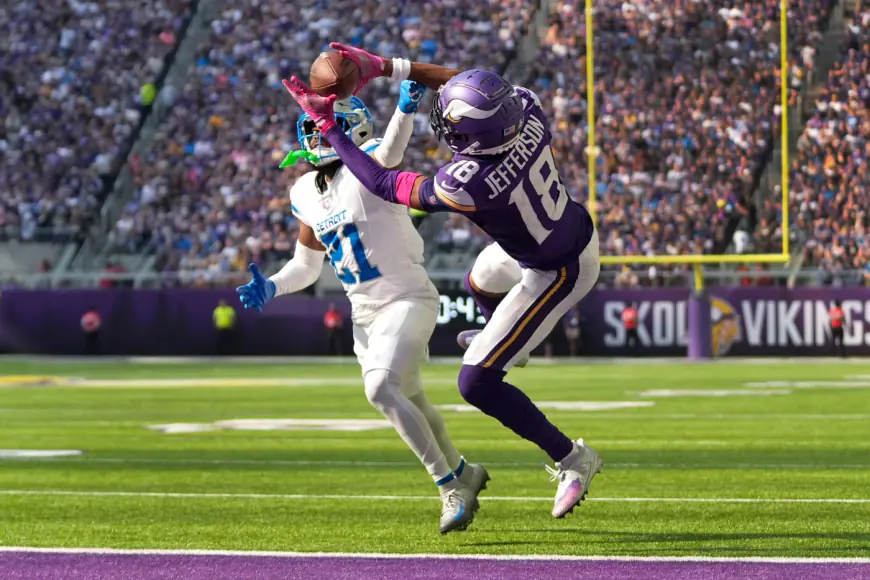 Vikings fall for the first time this season in last-second 31-29 loss to Lions