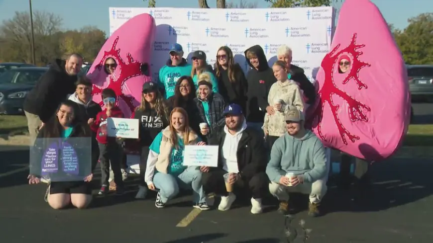 Hundreds gather at Cantigny Park to raise awareness of lung disease