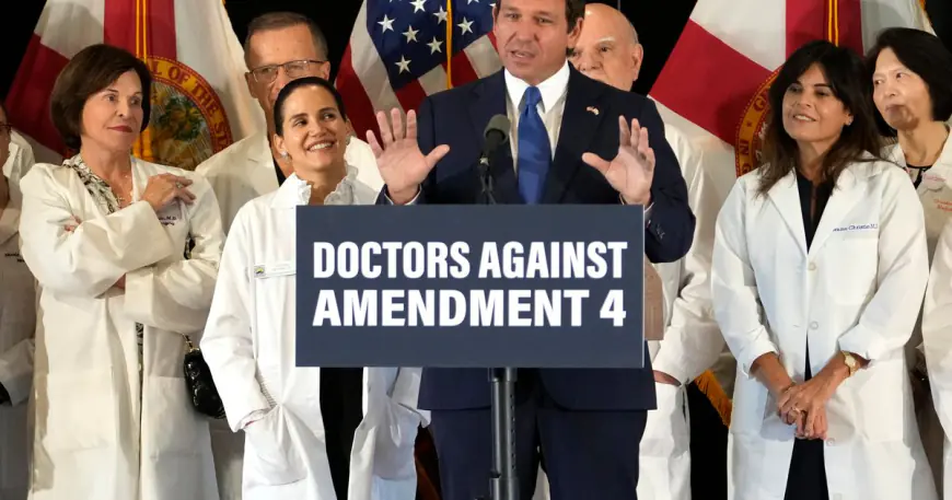 DeSantis using state money, time and his power to fight abortion rights measure