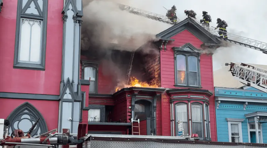 Fire breaks out at Buddhist temple in San Francisco's Mission District