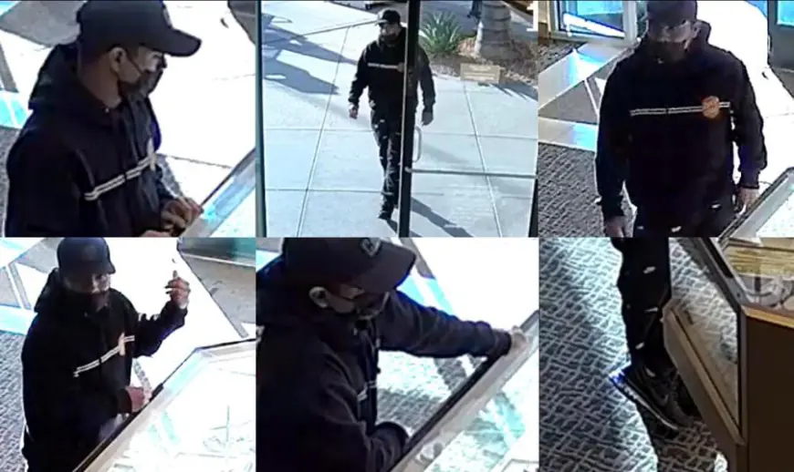 At-large suspect stole $8K worth of merchandise from Gilroy Kay Jewelers: police