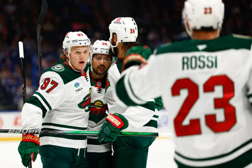 Wild finally trail in regulation but rally to beat Tampa Bay, 4-2