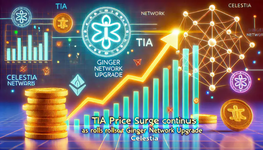 TIA Price Surge Continues as Celestia Rolls Out Ginger Network Upgrade