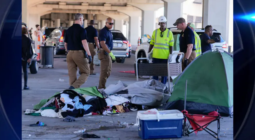 Louisiana governor forces removal of New Orleans homeless encampment ahead of Taylor Swift concerts