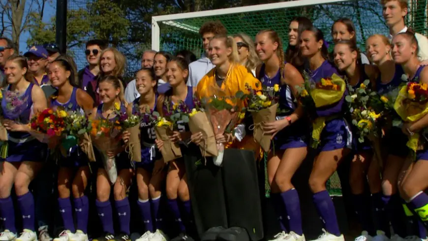 14th-ranked UAlbany field hockey celebrates Senior Day by crushing Colgate