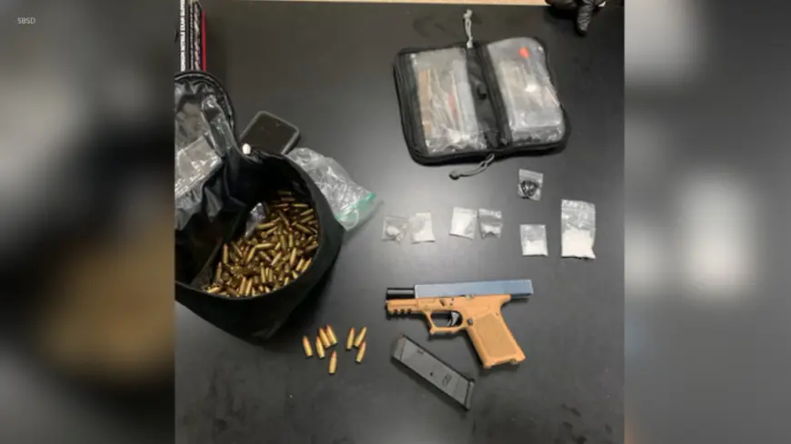 Felon caught with ghost gun, drugs at Yucaipa park: SBSD