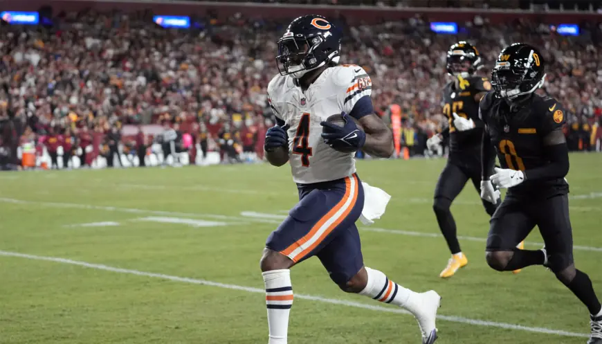 When offense struggled, Bears RB D'Andre Swift added 'a little life into the situation'