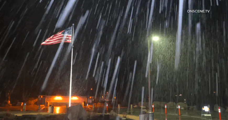 Local mountain communities see first snowfall of the season 