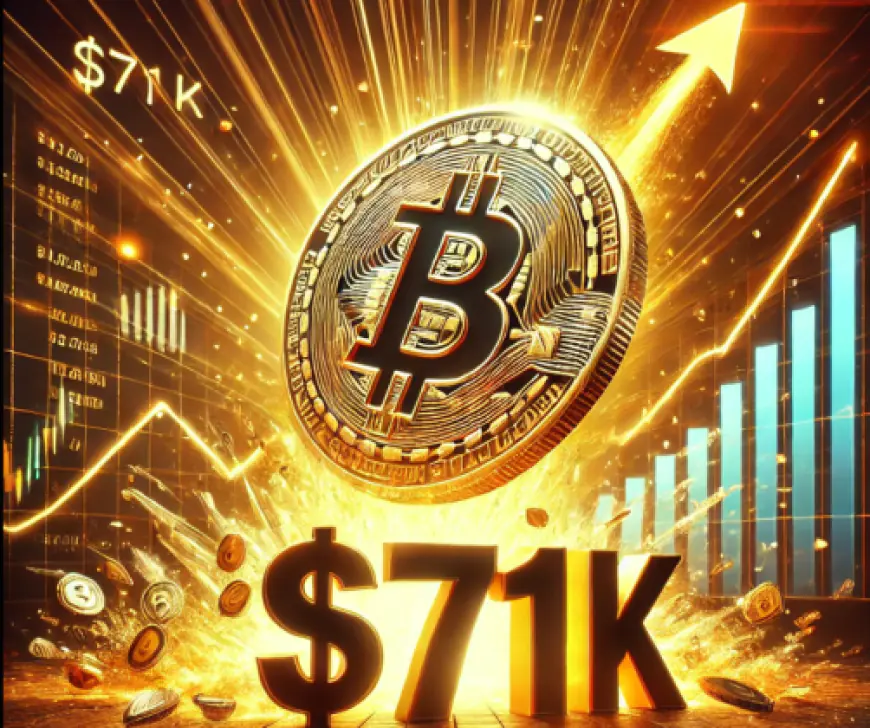 Bitcoin Breaks $71,000 Barrier Amid Election Speculation Frenzy