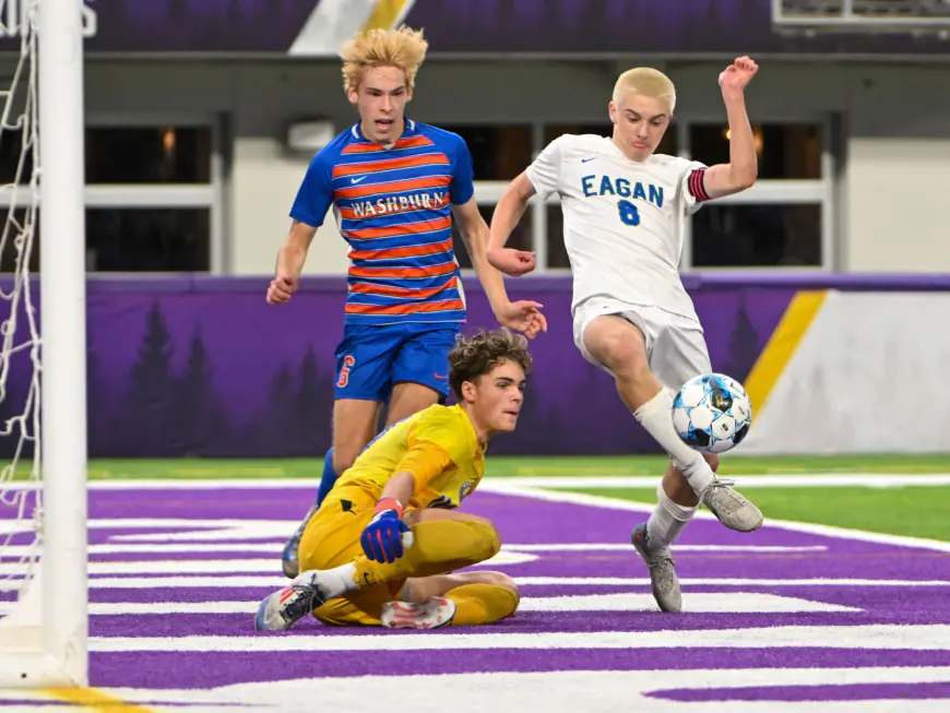 State boys soccer:  Sondag’s Golden Goal lifts Eagan into finals