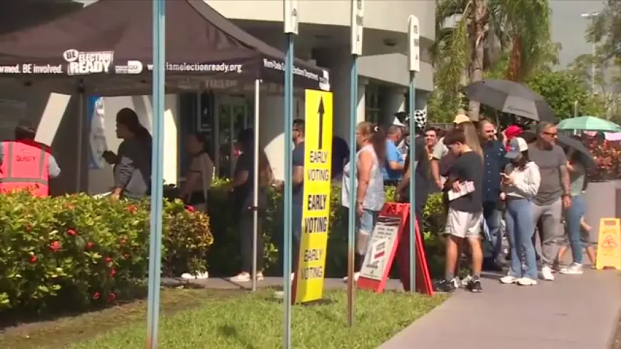 Broward, Miami-Dade residents head to early voting polls as candidates make final push before Election Day