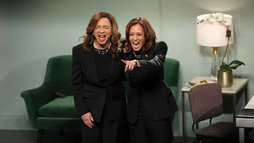 Live from New York, it's Kamala Harris: the VP has a cameo on "Saturday Night Live"