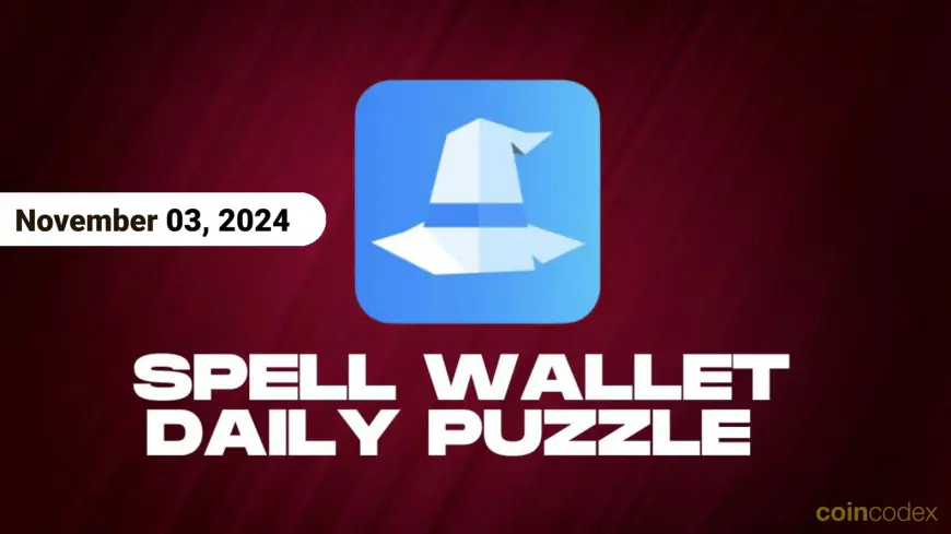 Spell Wallet Daily Puzzle – November 03, 2024