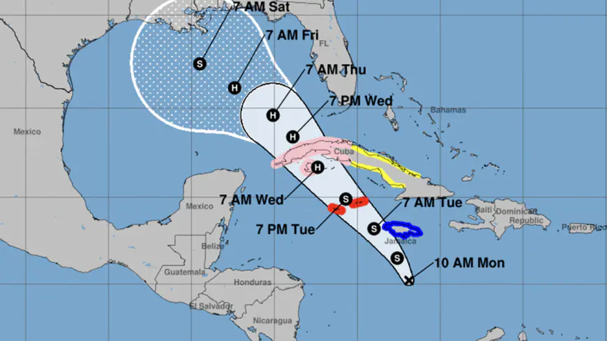 Tropical Depression 18 forms, expected to become a tropical storm later Monday