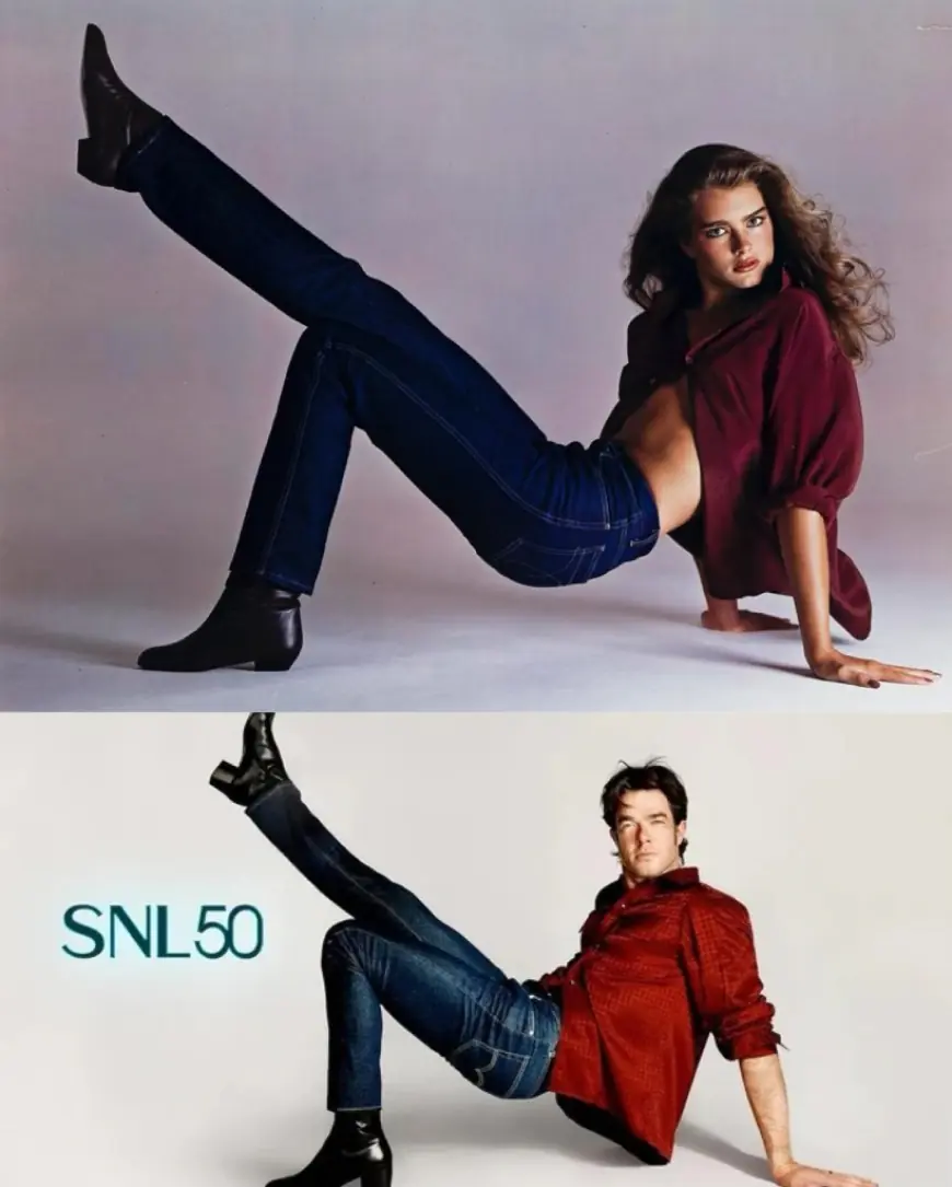 Brooke Shields reacts to John Mulaney spoofing her 1980 Calvin Klein ad for ‘SNL’