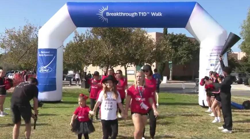 Fighting for a cure: Thousands of people walk to raise awareness and money for type 1 diabetes research 