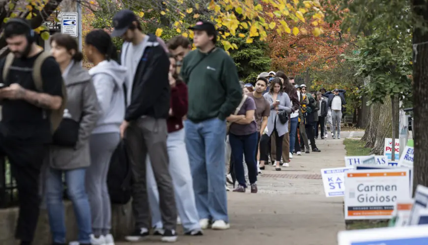 Here's why that early voting line was so long