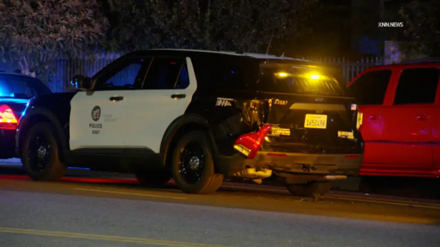 DUI suspect smashes into back of Los Angeles police SUV: LAPD