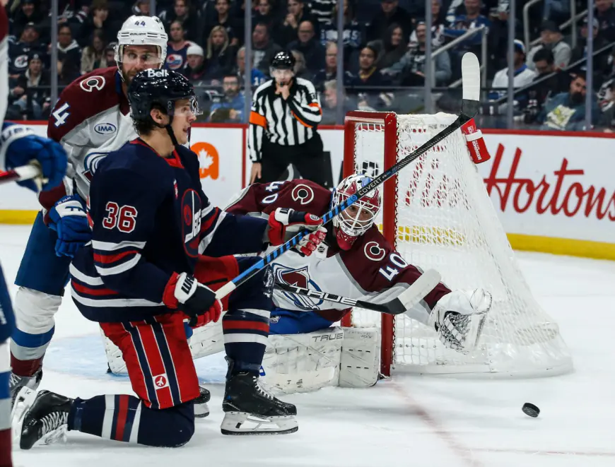 Alexandar Georgiev plays great, but Avalanche can’t solve Winnipeg’s Connor Hellebuyck in 1-0 defeat