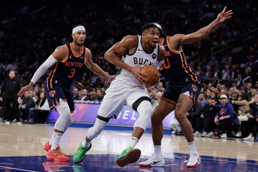 ‘Frustrated’ Giannis Antetokounmpo says Bucks ‘didn’t compete’ in blowout loss to Knicks