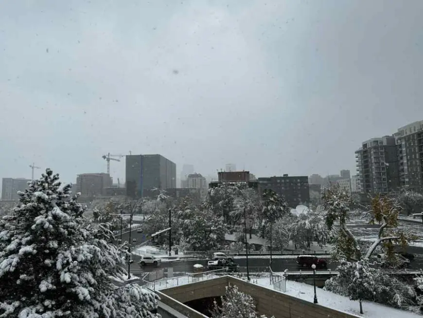 NWS Data: Denver just got nearly half the average winter's worth of snow