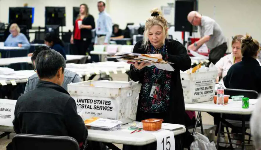 Bomb threats have forced 2 Southern California ballot processing centers to evacuate