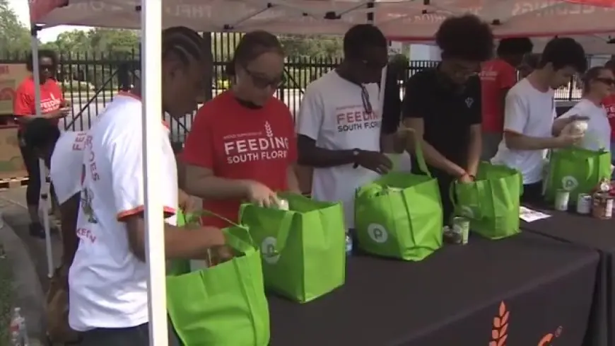 American Heritage Schools, Broward Campus hosts drive to collect Thanksgiving meals