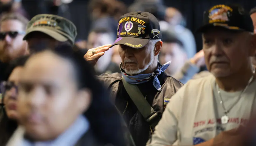 Vets, residents and elected officials celebrate Veterans Day at Soldier Field