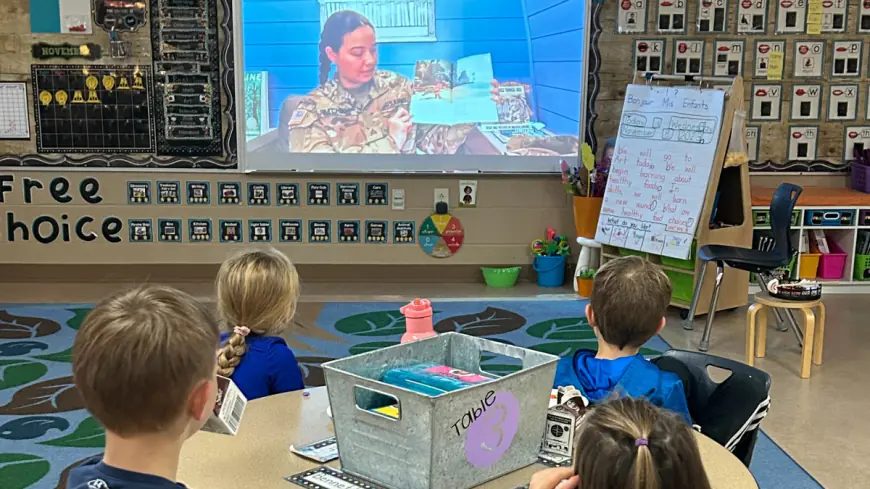 SD’s United Through Reading Connects Service Members, Students Through Story Time