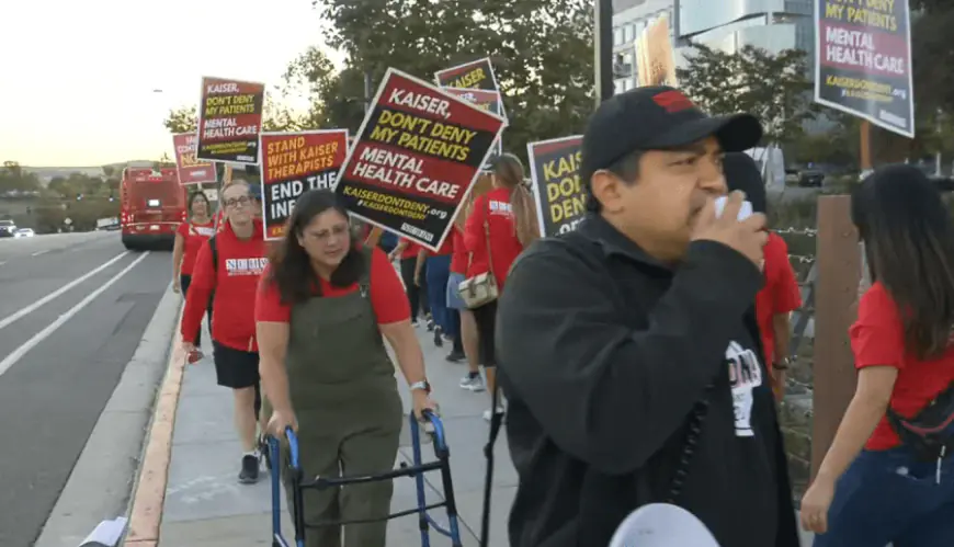 Kaiser Permanente mental health workers resume strike in San Diego