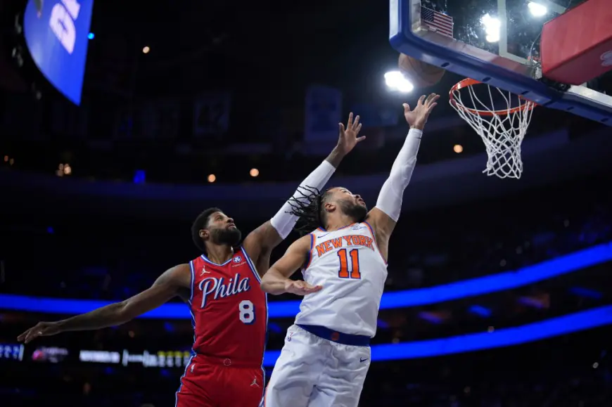 Knicks finally unlock fourth-quarter formula in NBA Cup win over 76ers