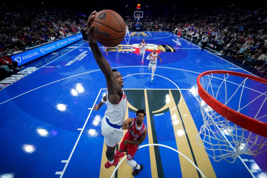 New-look Knicks reintroduce themselves to 76ers with 111-99 victory