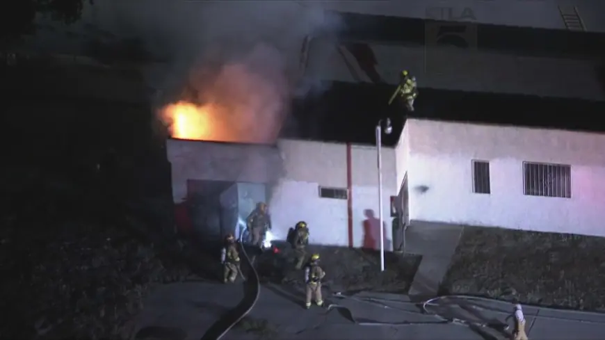 Fire damages church in Watts; LAFD Arson Unit investigating 