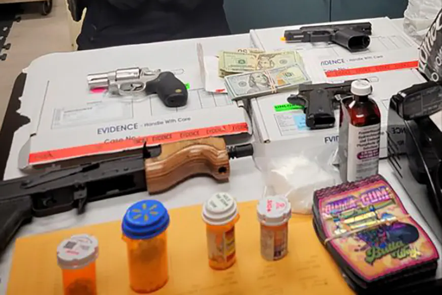 Concord traffic stop leads to narcotics, weapons bust